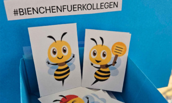 Bildchen mit Bienen