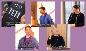 5 Screenshot als Collage des insta-Video-Posts