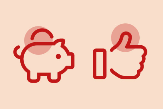 Grafik: zwei Icons