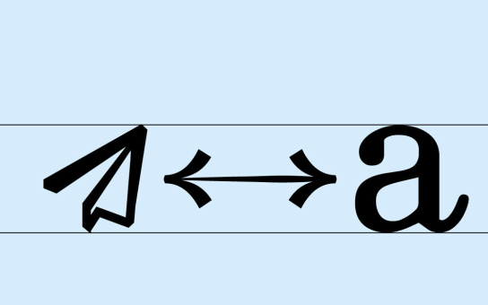 Grafik mit Piktogrammen vs. webschrift