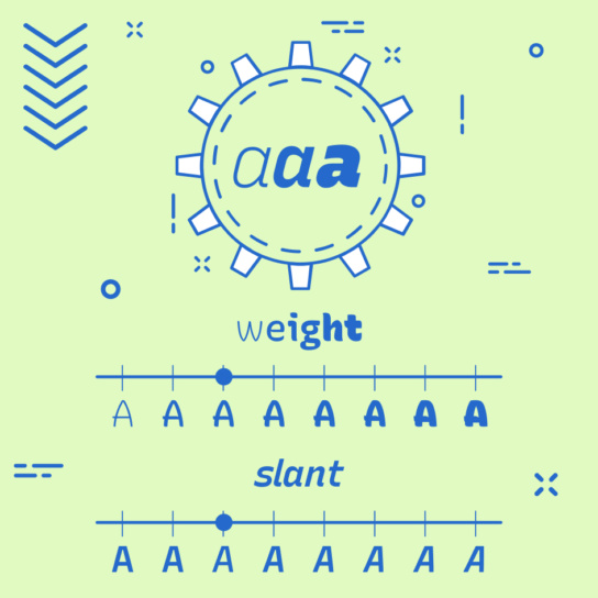 Illustration: Variable Fonts Titelbild