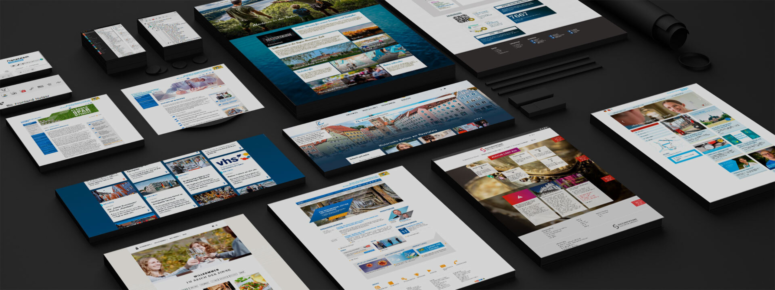 Foto: Mockups von Websiten