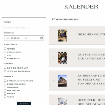 Screenshot: Kalender Detail