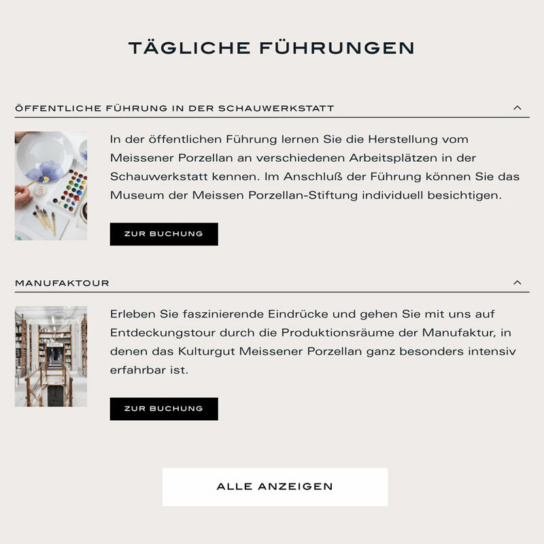 Screenshot: Startseite meissen-erleben.de