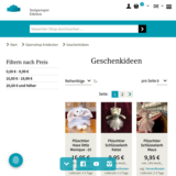 Screenshot: Website Semperoper erleben Geschenke