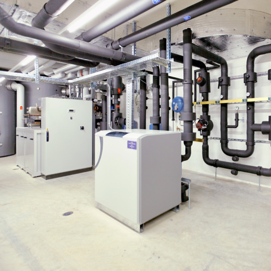 Foto: Raum mit Haustechnik