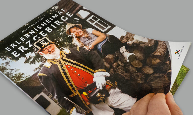 Gestaltung des Urlaubsmagazins
