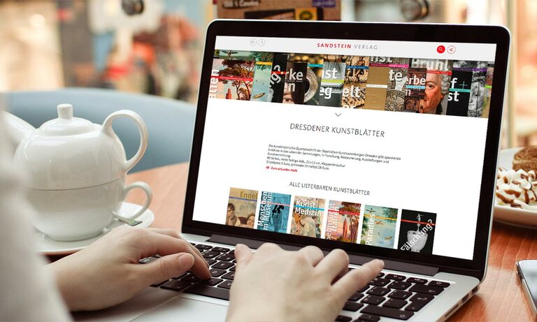 Landingpage für die Dresdener Kunstblätter