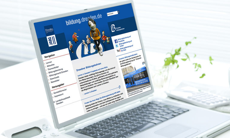 Im Webauftritt finden sich alle Informationen gebündelt. Im Webauftritt finden sich alle Informationen gebündelt.