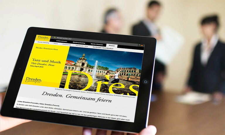 Newsletter für die Dresden Marketing GmbH Newsletter für die Dresden Marketing GmbH