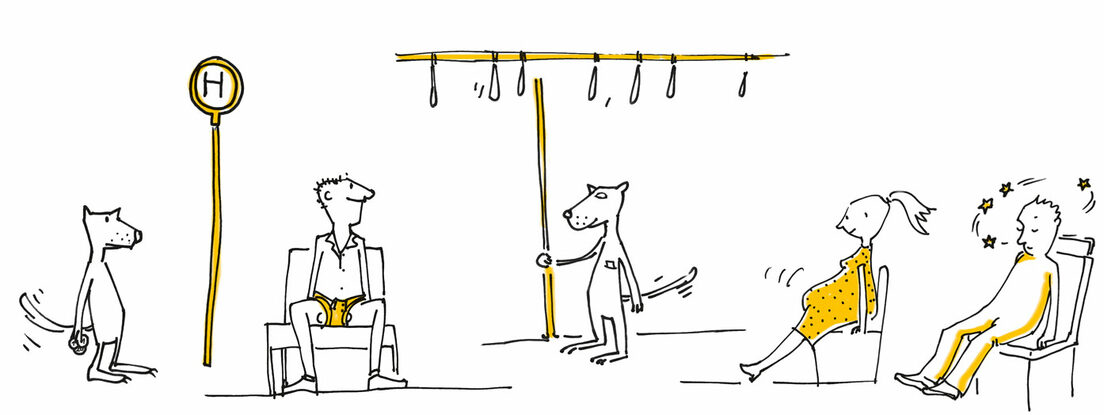 Illustration für die Jubiläumskampagne der DVB