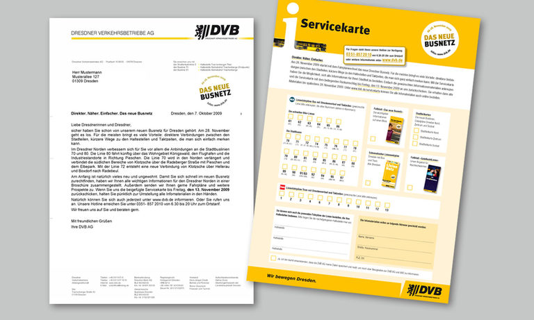Mailing-Umfrage und Informationsmaterial in einheitlicher Gestaltung zur Kampagne Mailing-Umfrage und Informationsmaterial in einheitlicher Gestaltung zur Kampagne
