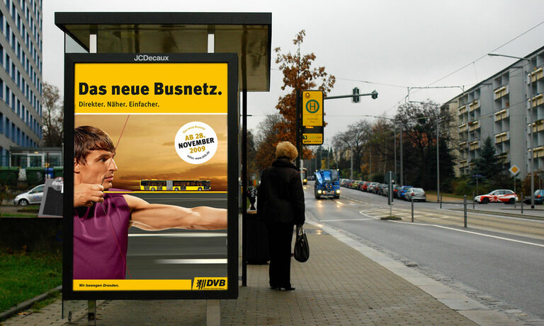 Der Bogenschütze symbolisiert die Zielorientierung der Kampagne.