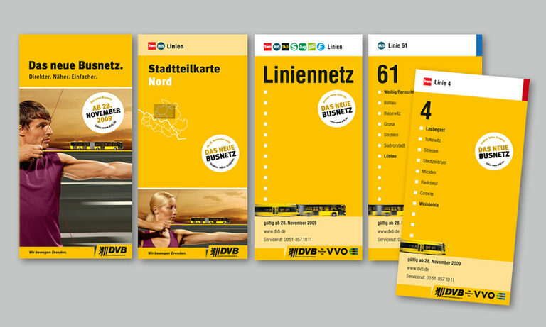 Netzpläne für die Orientierung der Kunde