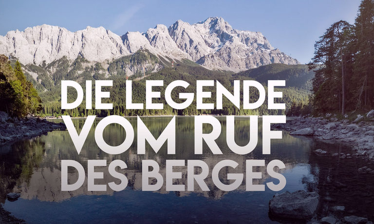 Key Visual der interaktiven Tourismusapp Ruf des Berges