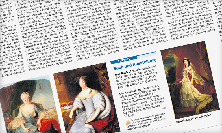 Pressebild zur Ausstellung »Frauensache« Pressebild zur Ausstellung »Frauensache«