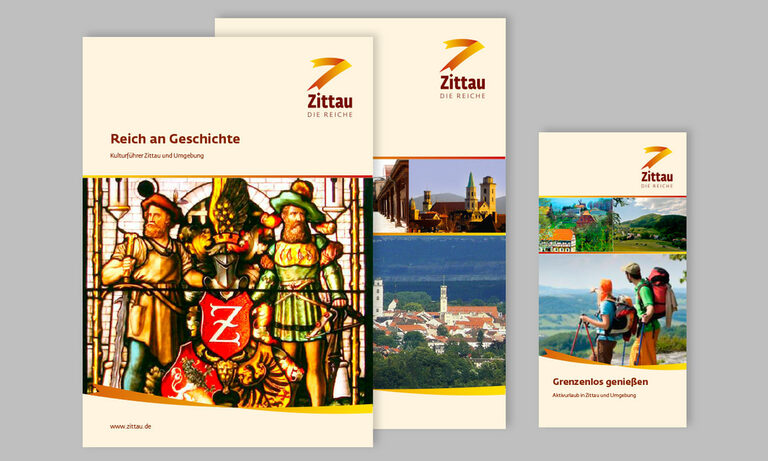 Broschüren-Layout zu verschiedenen Themen