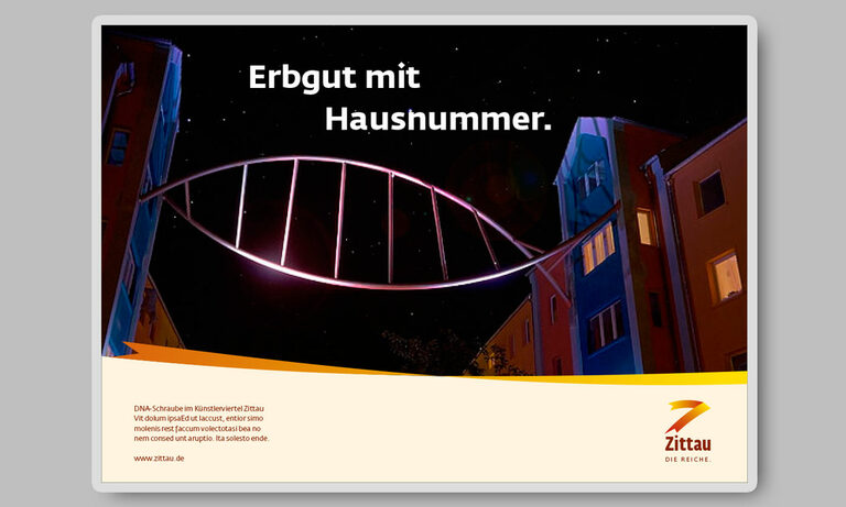 Plakatwerbung mit klaren Aussagen