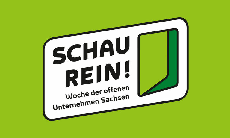 Logo und Wortmarke für die Aktion SCHAU REIN!