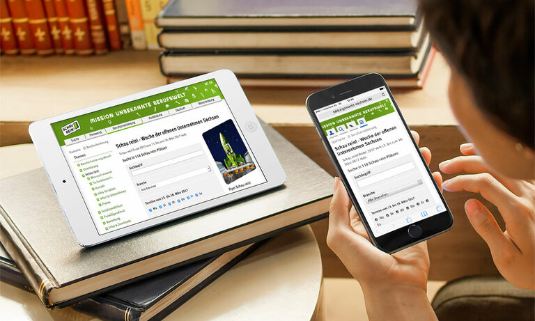 Website mit allen Veranstaltungen