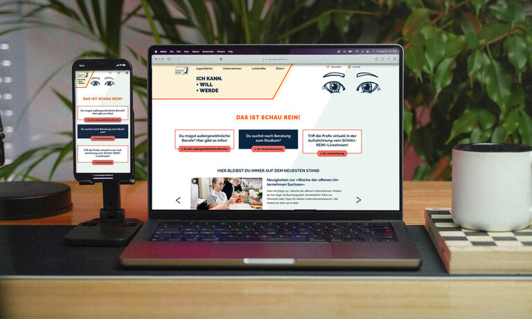 Website mit allen Veranstaltungen
