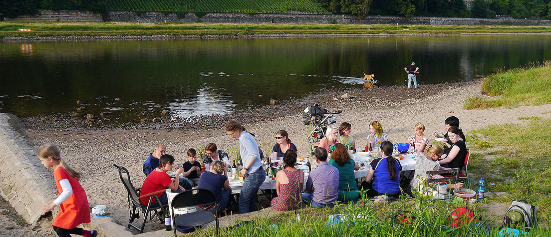 Picknick an der Elbe! Picknick an der Elbe!