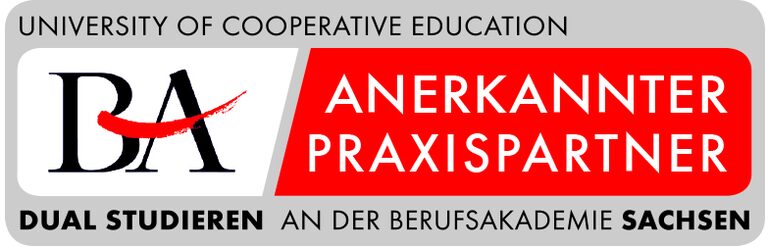 Das Logo der BA für Anerkannte Praxispartner