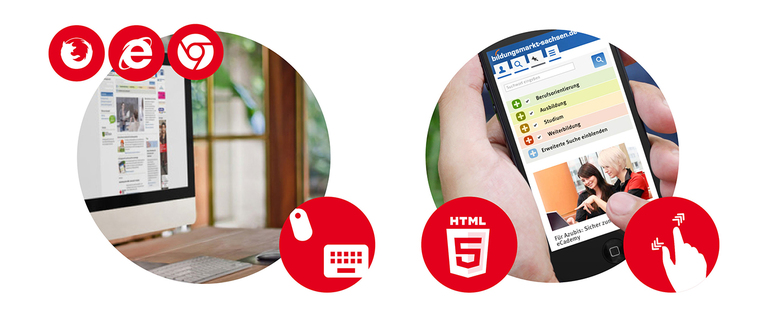 Eine mobile Website lässt sich sehr gut mit Media queries steuern. Eine mobile Website lässt sich sehr gut mit Media queries steuern.