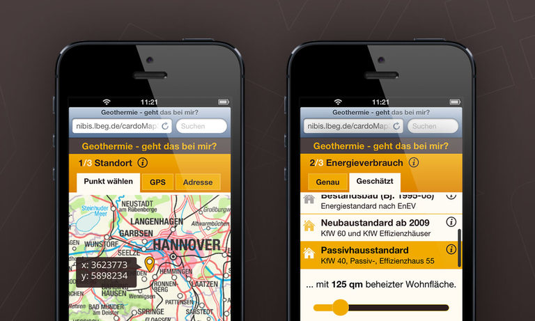 App für Geothermie von Sandstein App für Geothermie von Sandstein