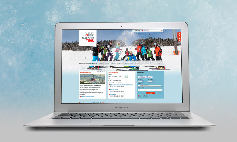 Pünktlich zum Beginn der Wintersportsaison 2012 ging die überarbeitete Website der Stadt Kurort Oberwiesenthal mit TYPO3 online. TYPO3 Webseite aus dem hause Sandstein Neue Medien.