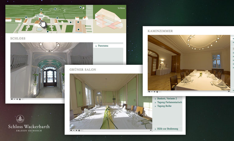 Multimedia Agentur Sandstein schuf einen virtuellen Rundgang für Schloss Wackerbarth Multimedia Agentur Sandstein schuf einen virtuellen Rundgang für Schloss Wackerbarth