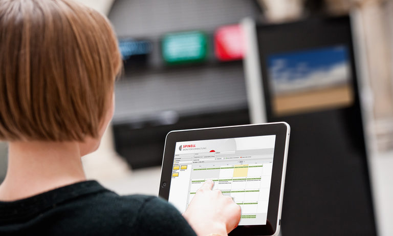 Digital Signage Softeware »Spinell« für mobile Endgeräte Digital-Signage-Software »Spinell« für mobile Endgeräte