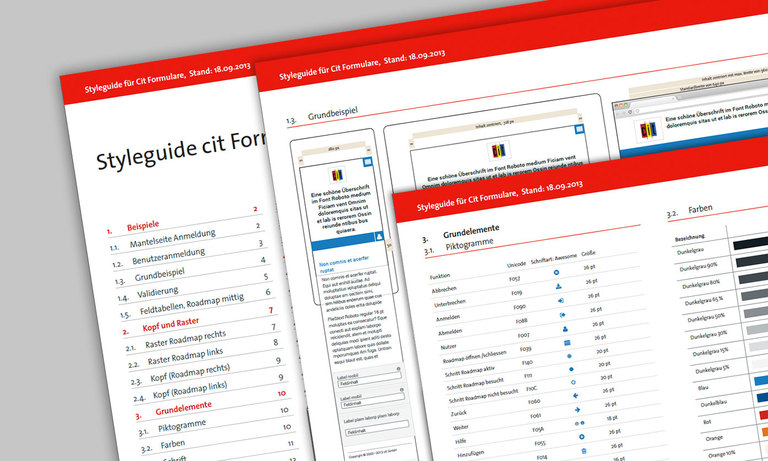 Styleguides für jedes Detail erleichtern die Umsetzung Styleguides für jedes Detail erleichtern die Umsetzung