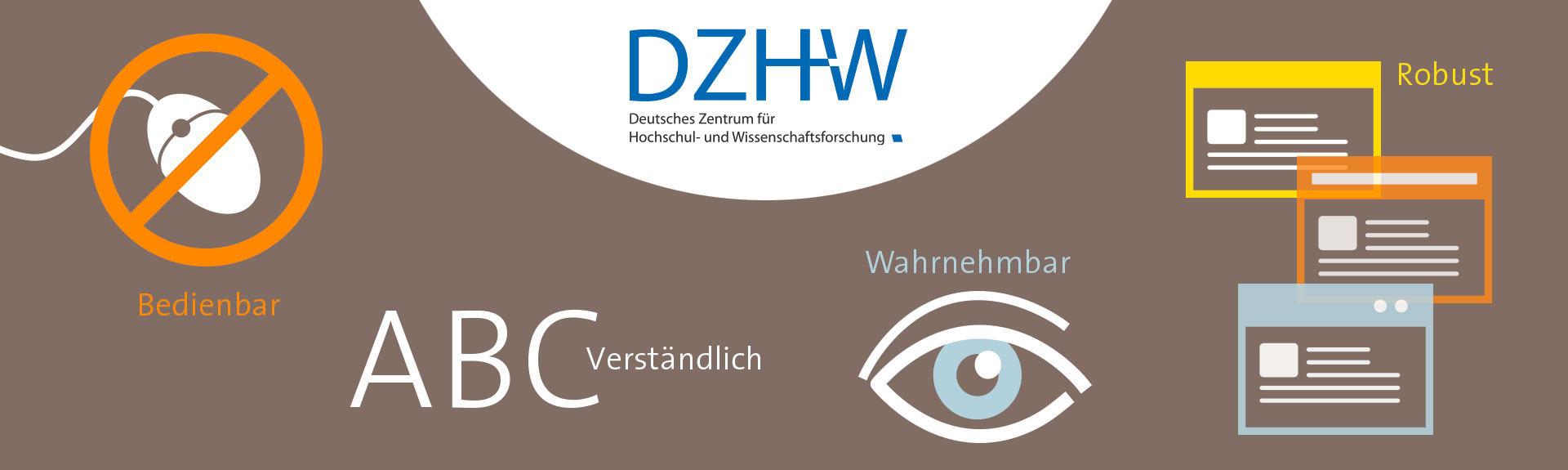 Beratung und Schulung zur Barrierefreiheit nach BITV des Deutschen Zentrum für Hochschul- und Wissenschaftsforschung (DZHW)