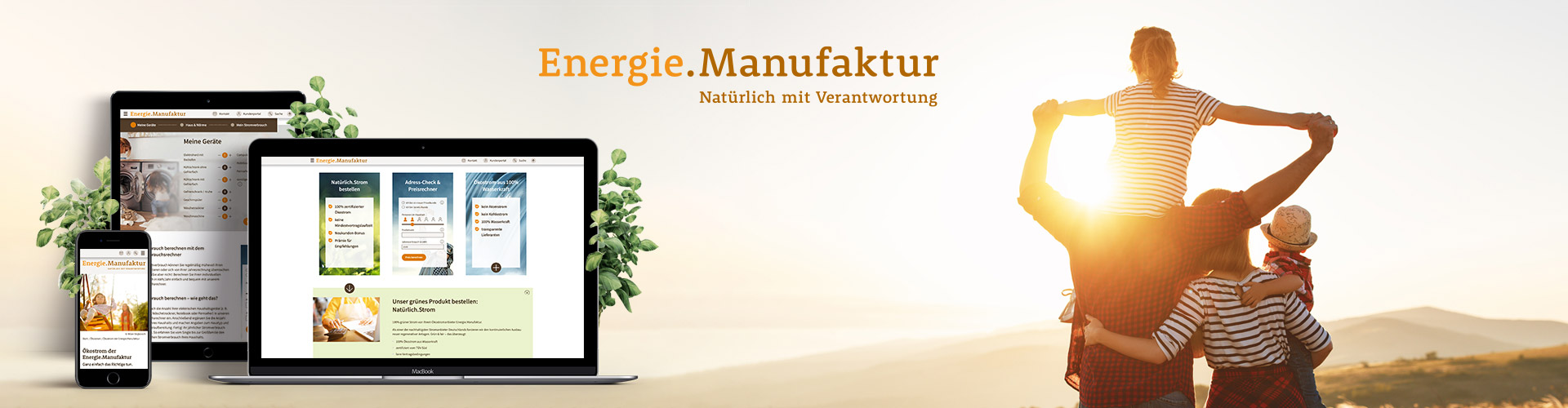 Online-Portal für die Energie.Manufaktur Online-Portal für die Energie.Manufaktur