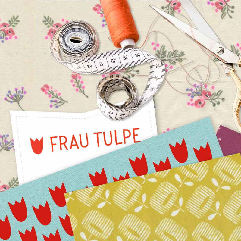 Frau Tulpe Stoffe Internetagentur Sandstein Dresden