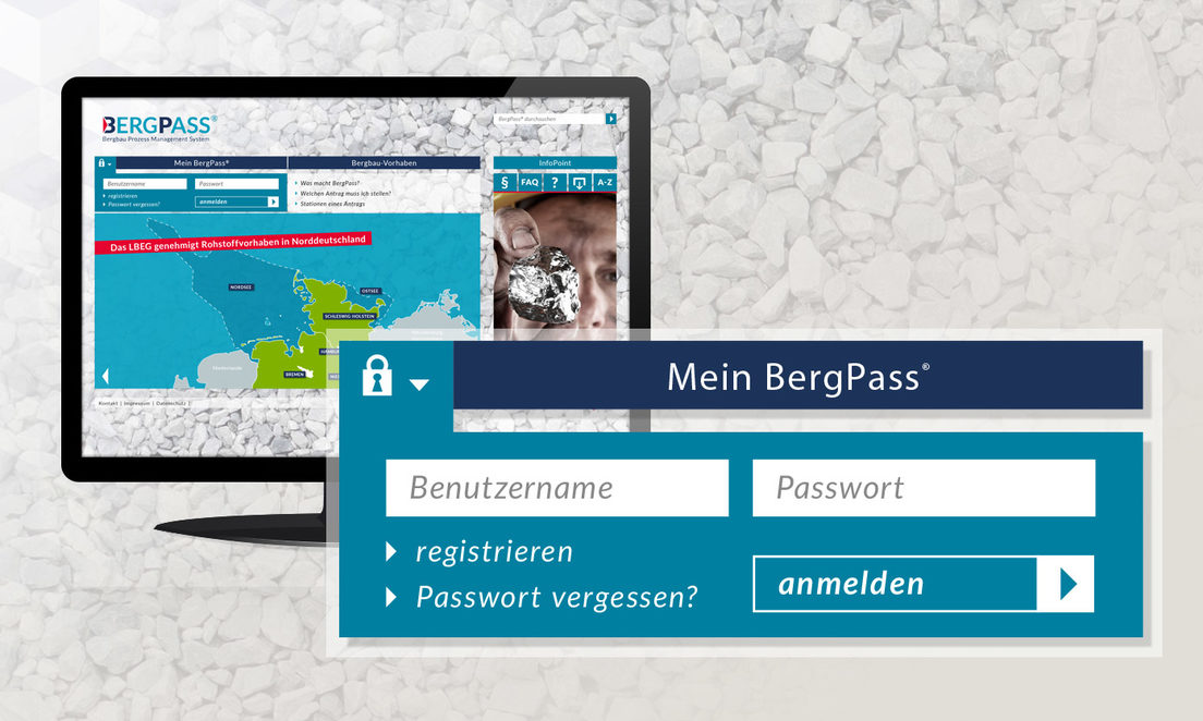 BergPass<sup>®</sup>-Login zum individuellen Antragsmanagement