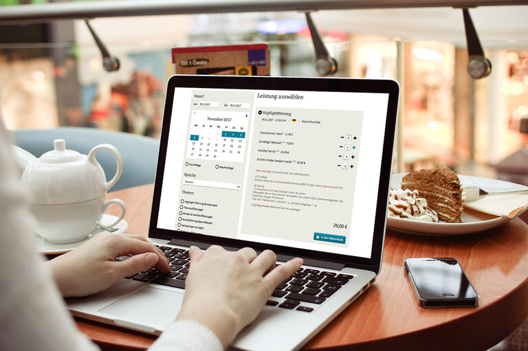 Der Magento Online-Shop semperoper-erleben bieten neben Führungen auch Merchandising-Artikel an.
