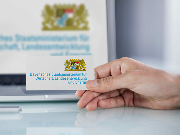 Unser Auftraggeber ist das Bayerische Staatsministerium für Wirtschaft, Landesentwicklung und Energie Unser Auftraggeber ist das Bayerische Staatsministerium für Wirtschaft, Landesentwicklung und Energie