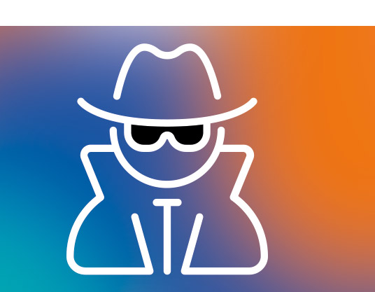 Thema Datenschutz beim Tracking Grafik: Mann mit Brille