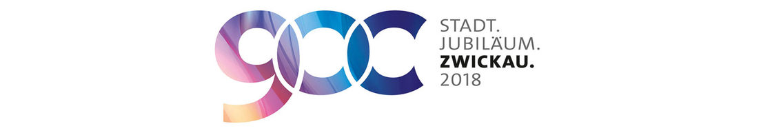 Jubiläumslogo der Stadt Zwickau