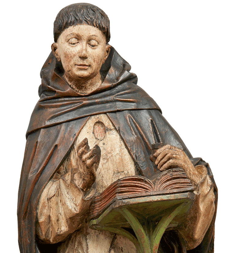 Heiliger Thomas von Aquin, niederrheinisch, um 1480 Heiliger Thomas von Aquin, niederrheinisch, um 1480