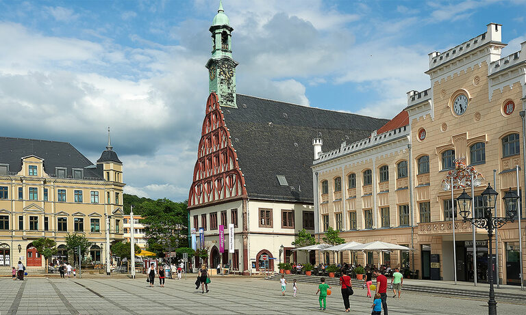Markt in Zwickau 2016