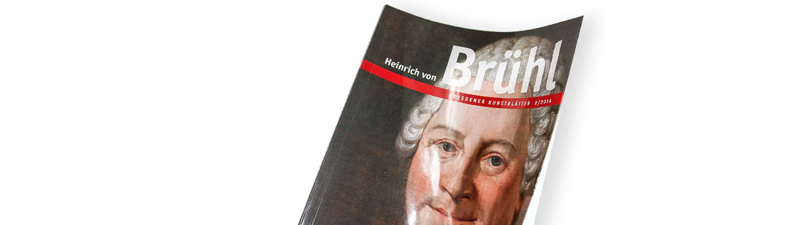 Cover des Dresdener Kunstblattes »Heinrich von Brühl«