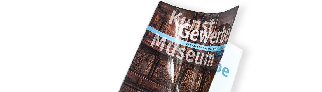 Cover des Dresdener Kunstblattes »Kunstgewerbemuseum«