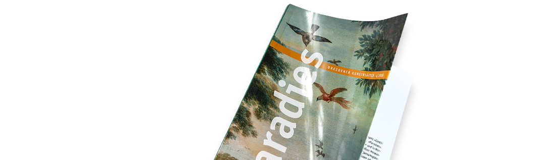 Cover des Dresdener Kunstblattes »Paradies«