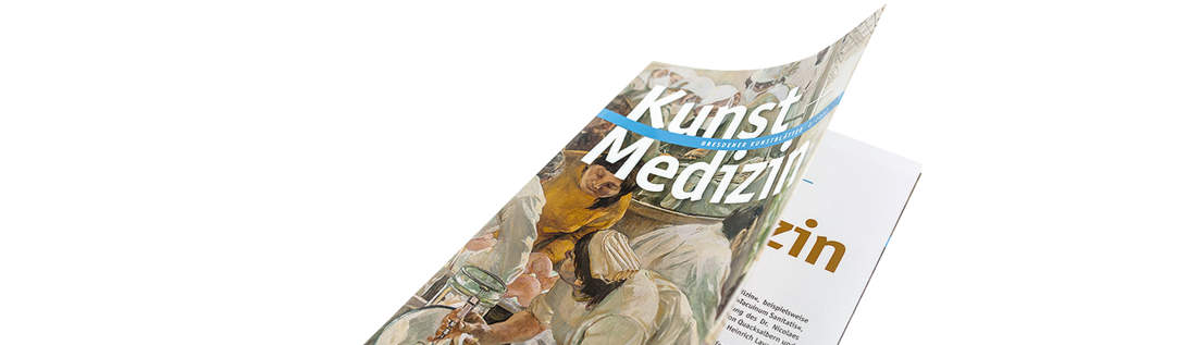 Cover des Dresdener Kunstblattes &raquo;Sehnsucht Italien&laquo;